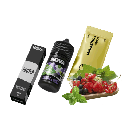 Набор для самозамеса Chaser Nova Berry&Mint (Ягоды Мята, 65 мг, 30 мл)