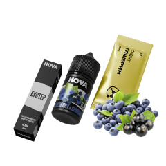 Набор для самозамеса Chaser Nova Blueberry&Currant (Черника Смородина, 65 мг, 30 мл)