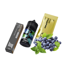 Набор для самозамеса Chaser Lux Blueberry Mint (Черника Мята, 65 мг, 30 мл)