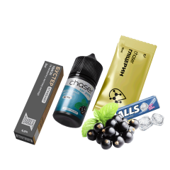 Набор для самозамеса Chaser Blackcurrant Menthol Ultra (Смородина Ментол, 65 мг, 30 мл)