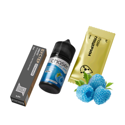 Набір для самозамішування Chaser Blue Raspberry Ultra (Блакитна Малина, 65 мг, 30 мл)
