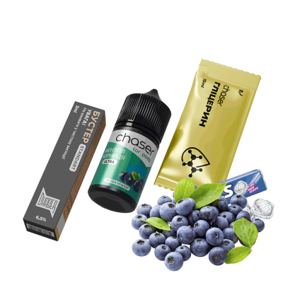 Набор для самозамеса Chaser Blueberry Menthol Ultra (Черника Ментол, 65 мг, 30 мл)