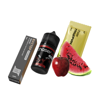 Набор для самозамеса Chaser Mix Watermelon Apple (Арбуз Яблоко, 65 мг, 30 мл)