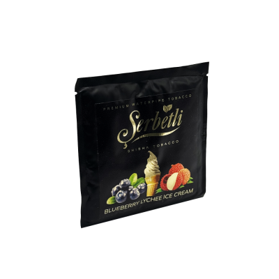 Табак Serbetli Blueberry Lychee Ice Cream (Черника Личи Мороженое, 100 г)