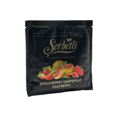 Табак Serbetli Strawberry Grapefruit Raspberry (Клубника Грейпфрут Малина, 100 г)