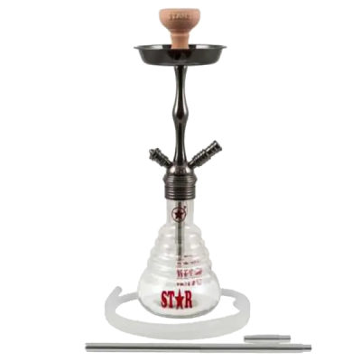 Кальян Amy 4-Stars 440 silver (металевий, повний комплект)