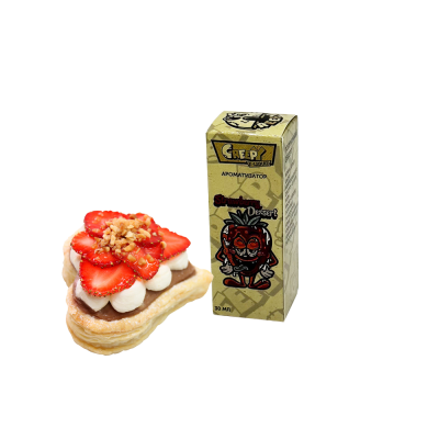 Жидкость Creepy Strawberry dessert (Клубничный десерт, 50 мг, 30 мл)