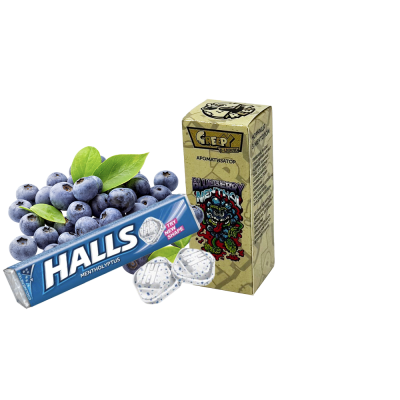 Жидкость Creepy Blueberry menthol (Черника Ментол, 50 мг, 30 мл)