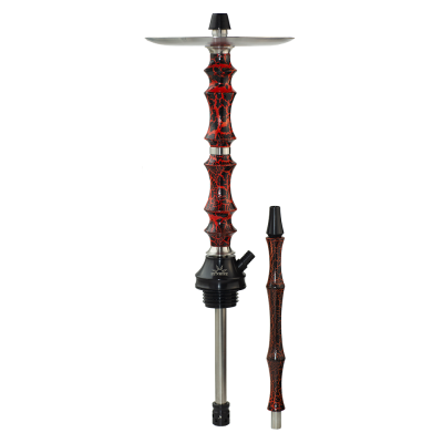 Кальян Sunrise Classic Wood Crack Red (красный, базовый комплект)