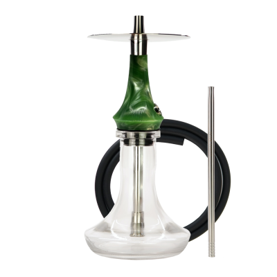 Кальян Totem Hookah Monolit Micra Green Apple (Зелёный, полный комплект)