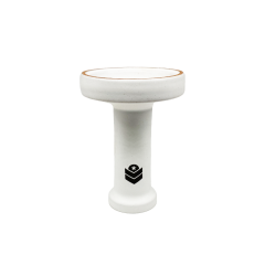 Глиняна чаша 2x2Hookah Royal Flat White (Білий)
