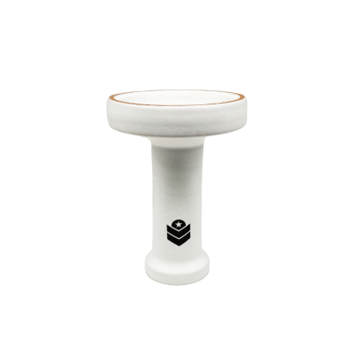 Глиняна чаша 2x2Hookah Royal Flat White (Білий)