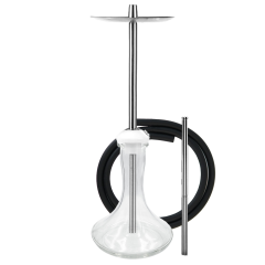 Кальян PALKA Lite White Base (металлик, белый, полный комплект)