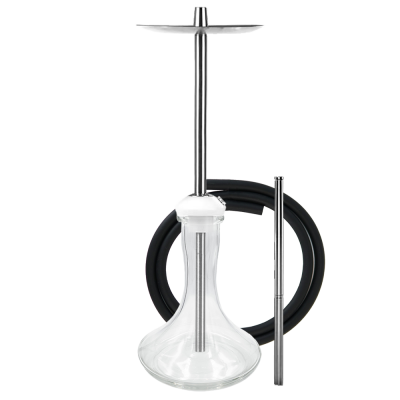 Кальян PALKA Lite White Base (металлик, белый, полный комплект)