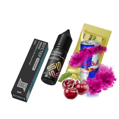 Набір для самозамішування Chaser Special Berry Energy Cherry (Вишня Енергетик, 65 мг, 15 мл)