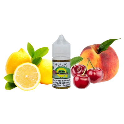 Рідина Elfliq Cherry Lemon Peach (Вишня Лимон Персик, 50 мг, 30 мл)