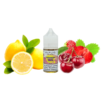 Жидкость Elfliq Strawberry Cherry Lemon (Клубника Вишня Лимон, 50 мг, 30 мл)