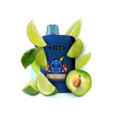 Elf Bar GH 23000 Green Plum Sour Lime (Слива Лайм) Одноразовый POD
