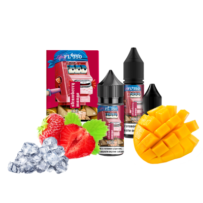 Набір для самозамішування Flavorlab FL350 Ice Strawberry mango (Полуниця манго Лід, 50 мг, 30 мл)