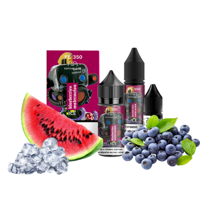 Набір для самозамішування Flavorlab FL350 Ice Blueberry watermelon (Чорниця Кавун Лід, 50 мг, 30 мл)