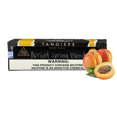 Тютюн Tangiers Noir №76 Apricot Spring Blend (Апрікот спрінг бленд, 250 г) Чорна упаковка