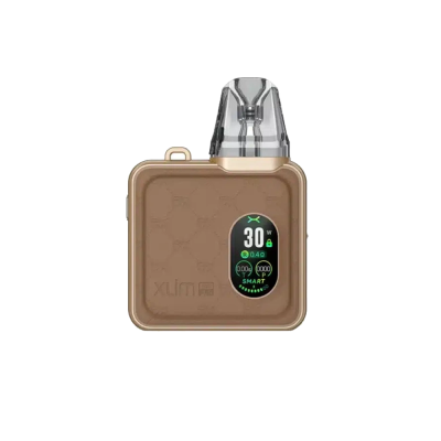 OXVA Xlim SQ Pro Kit 1200 Brown Leather (Коричневая кожа, с картриджем) Многоразовый POD