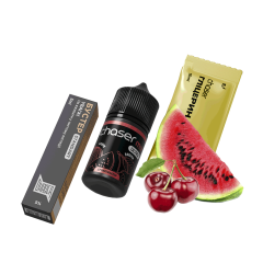 Набор для самозамеса Chaser Mix Cherry Watermelon (Вишня Арбуз, 50 мг, 30 мл)