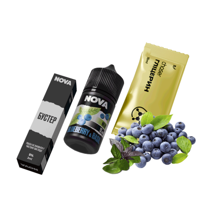 Набір для самозамішування Chaser Nova Blueberry&Basil Ultra (Чорниця Базилік, 50 мг, 30 мл)