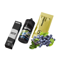 Набор для самозамеса Chaser Nova Blueberry&Basil Ultra (Черника Базилик, 65 мг, 30 мл)