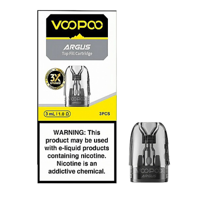 Картридж Voopoo Argus Pod Top Filling 1.0 Ом 3 мл