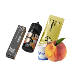 Набор для самозамеса Chaser Lux Peach Yogurt (Персик Йогурт, 50 мг, 30 мл)