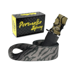 Персональный мундштук Personalka Epoxy Sakura (Перламутр с чёрным)