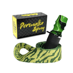 Персональный мундштук Personalka Epoxy Sakura (Салатовый с чёрным)