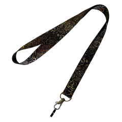 Лента для POD с силиконовым кольцом Personalka Gold Ornament (Чёрно-золотой)