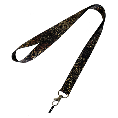 Лента для POD с силиконовым кольцом Personalka Gold Ornament (Чёрно-золотой)