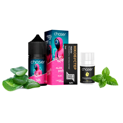 Набір для самозамішування Chaser Trends Aloe Mint (Алле М'ята, 65 мг, 30 мл)