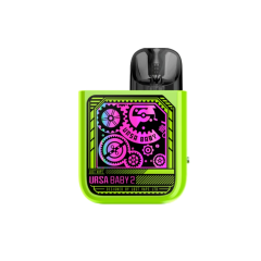 Lost Vape Ursa Baby 2 900 Pop Green x Time Gear (Зелёный, с картриджем) Многоразовый POD