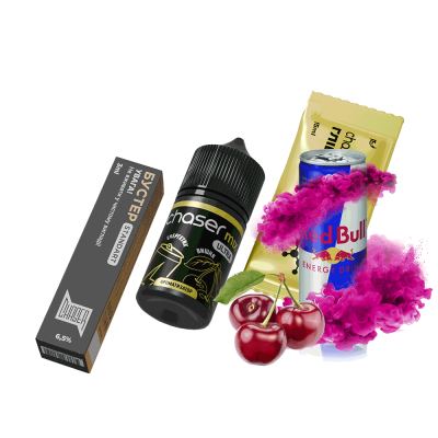 Набір для самозамішування Chaser Mix Energy Cherry Ultra (Вишневий Енергетик, 65 мг, 30 мл)