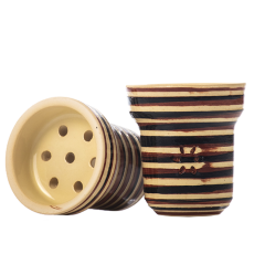 Глиняная чаша Solaris Saturn (Коричнево-бежевая)