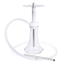 Кальян Embery MiniMONO 3.0 Silver Snow (белый, полный комплект)