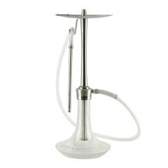 Кальян Oduman Cosmo Clear Glass Silver Body (Металлик, полный комплект)