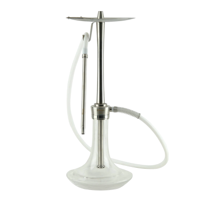 Кальян Oduman Cosmo Clear Glass Silver Body (Металлик, полный комплект)