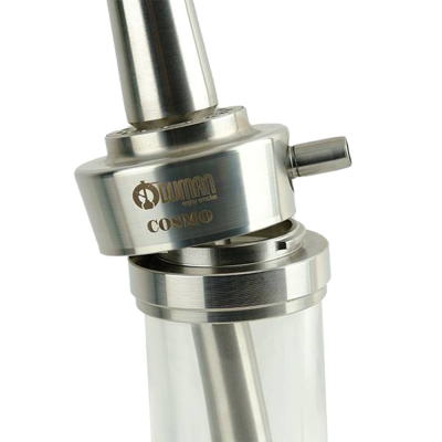 Кальян Oduman Cosmo Clear Glass Silver Body (Металлик, полный комплект)