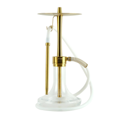 Кальян Oduman Infinity Clear Glass Gold Body (Золотистый, полный комплект)