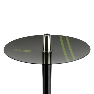 Кальян Oduman Nova Clear Glass Black Body (Чёрный, полный комплект)