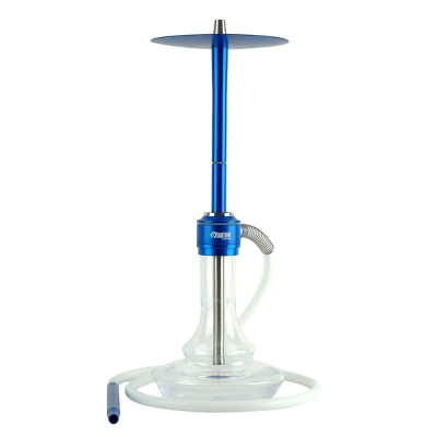 Кальян Oduman Nova Clear Glass Blue Body (Синий, полный комплект)