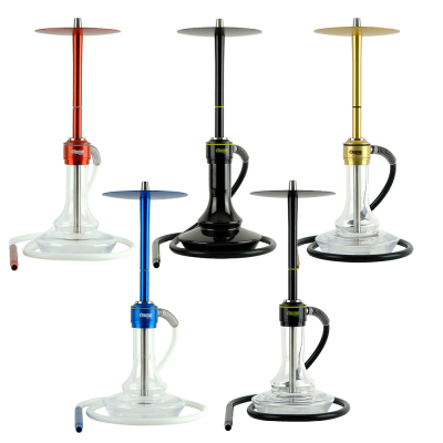 Кальян Oduman Nova Clear Glass Gold Body (Золотистый, полный комплект)