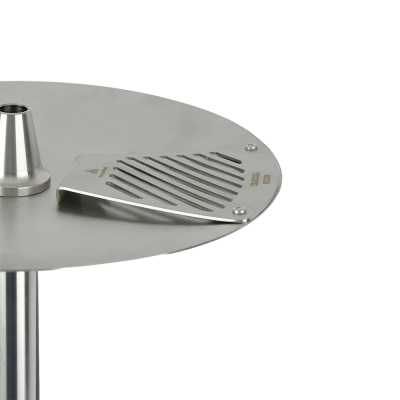 Кальян Oduman Orion Black Glass Silver Body (Металлик, полный комплект)