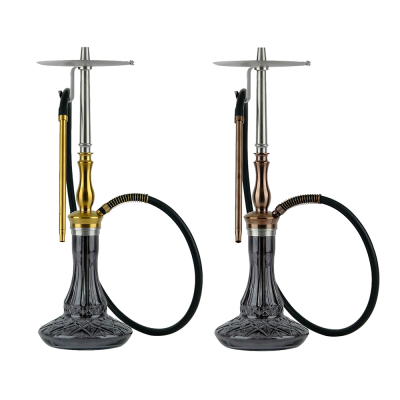 Кальян Oduman Sahra Black Glass Gold Body (Золотистый, полный комплект)