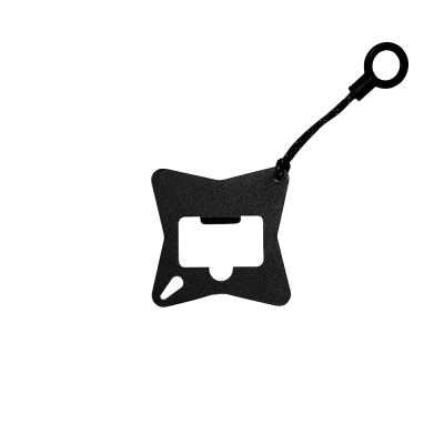 Відкривачка-брелок для флаконів рідини Vape (чорний)